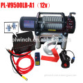 9500lb SUV winch electric jeep tractor winch DC 12V with durable cable
